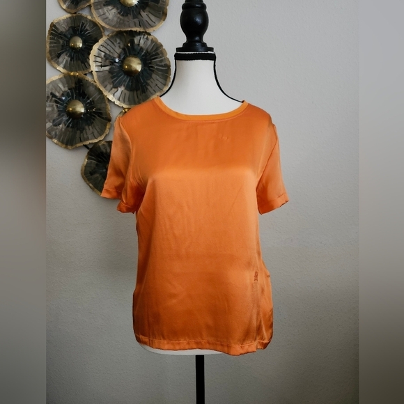 Maje Silk/Cotton Tee - Picture 1 of 14